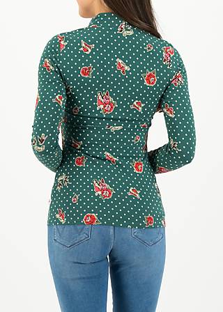 Longsleeve miraculous power, lady love, Shirts, Grün