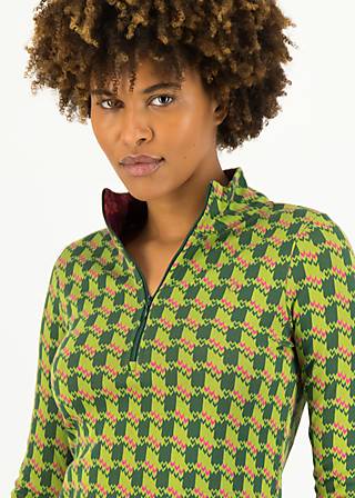 Herbstkleid honest heart, pied-de-poule green, Kleider, Gr&uuml;n