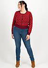 Cardigan strickliesl, knit red apple, Knitted Jumpers & Cardigans, Red