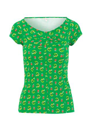 T-Shirt Hot Knot Open Hearted, loco croco, Shirts, Grün