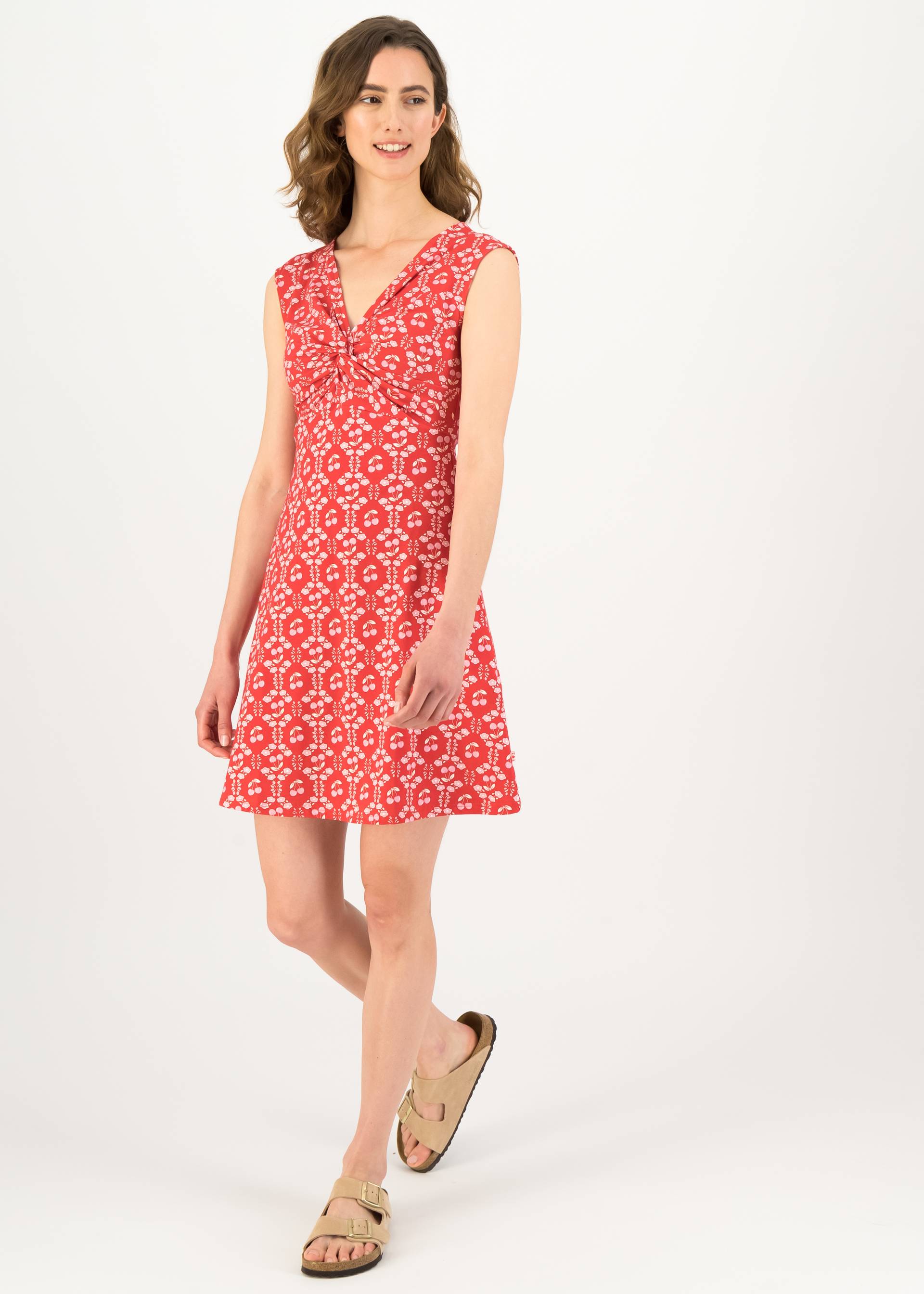 Sommerkleid Hot Knot Petite, kissed by lava, Kleider, Rot