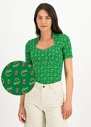 T-Shirt Pow Wow Vau, loco croco, Shirts, Green