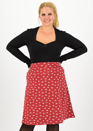 Circle Skirt himmelsglocken skirt, oh omaha , Skirts, Red