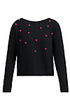 Jumper sea promenade, bubbles of night, Knitted Jumpers & Cardigans, Black