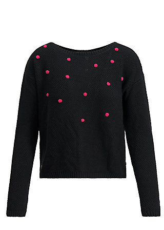 Jumper sea promenade, bubbles of night, Knitted Jumpers & Cardigans, Black