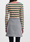 Mini Skirt sporty sister, retro grey, Skirts, Grey