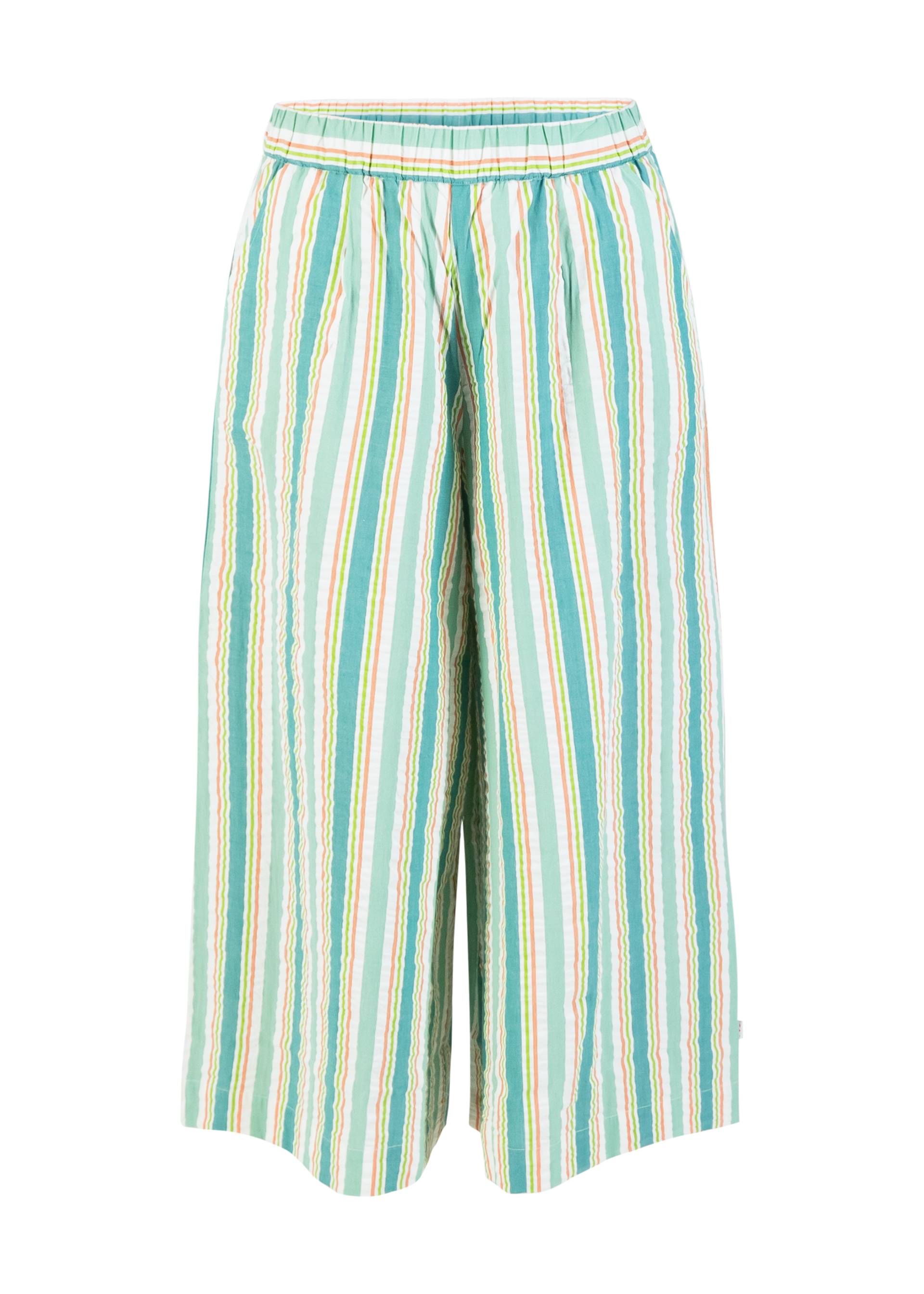 Summer Pants Style Traveller, awing stripes, Trousers, Green