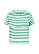 T-Shirt The Generous One, caravan stripes green, Shirts, Grün