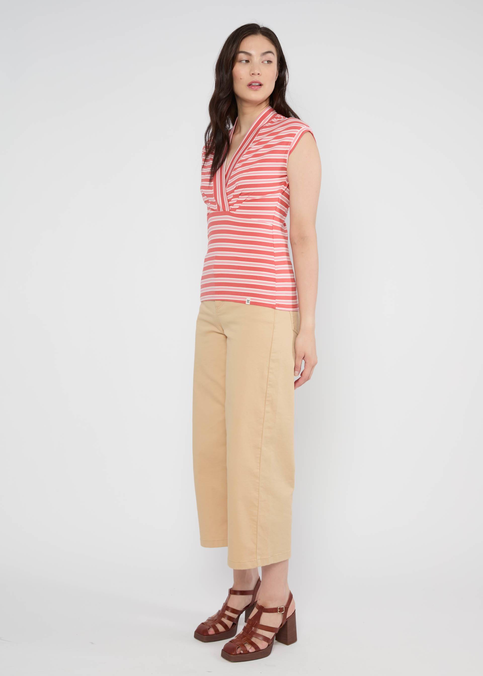 Streifenshirt Virgin Venus, caravan stripes red, Shirts, Rot