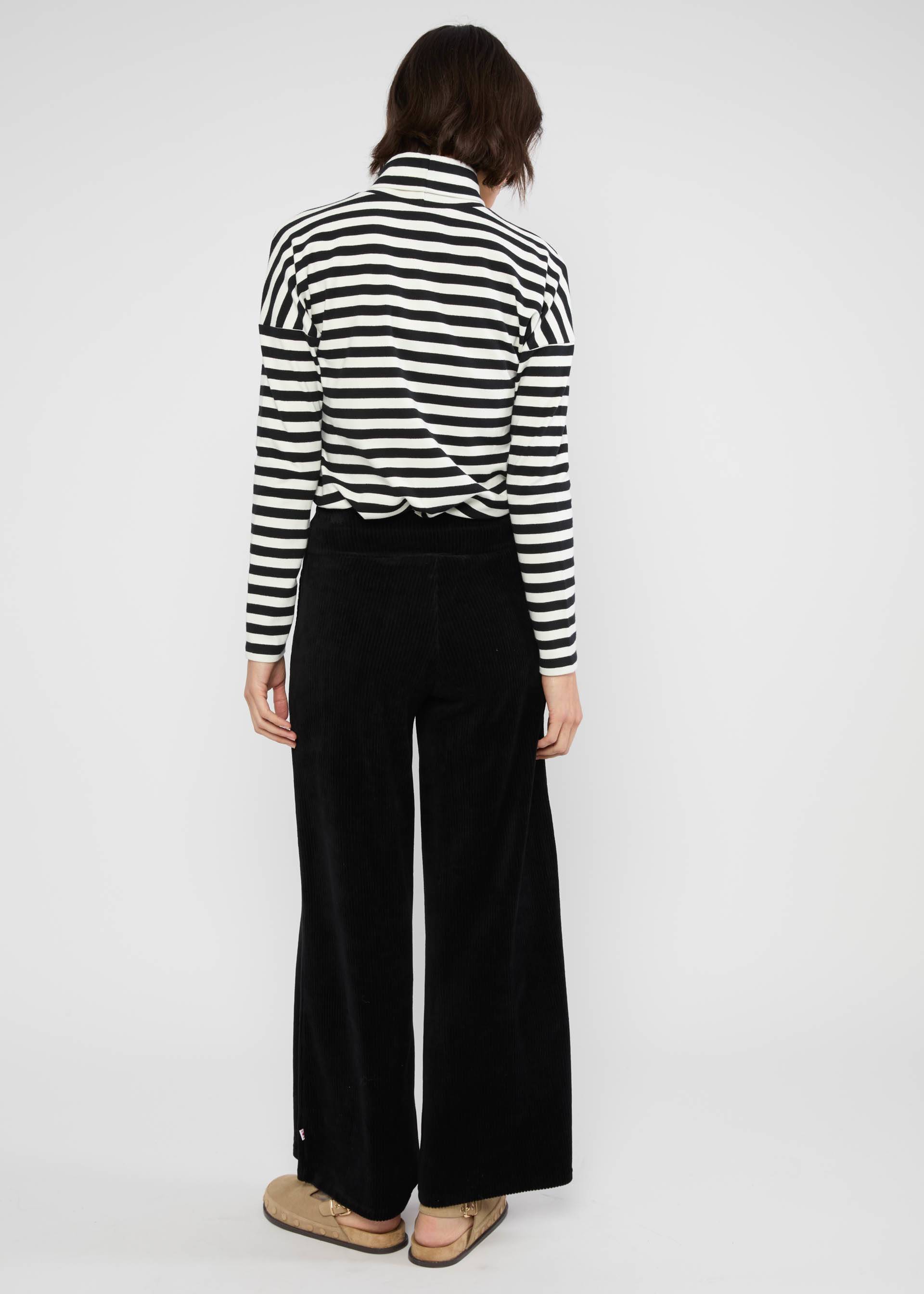 Culotte Jolly Marleen, fine needle black, Hosen, Schwarz