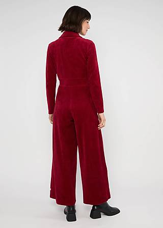 Jumpsuit Jolly Molly, fine needle red, Jumpsuits, Rot