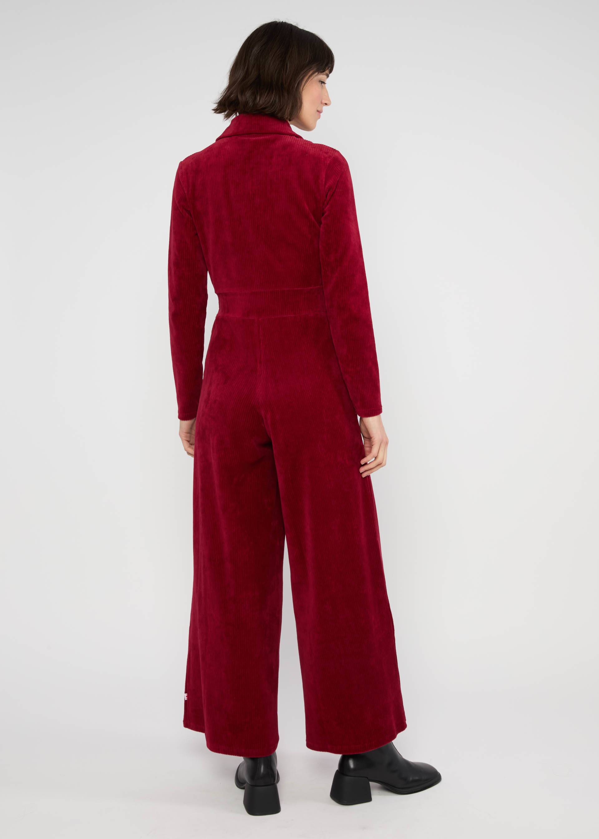 Jumpsuit Jolly Molly, fine needle red, Jumpsuits, Rot