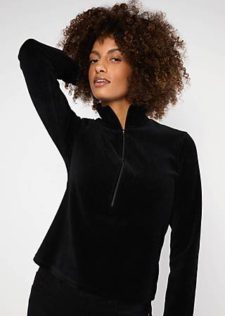 Rollkragenpullover Jolly Troyer, fine needle black, Shirts, Schwarz