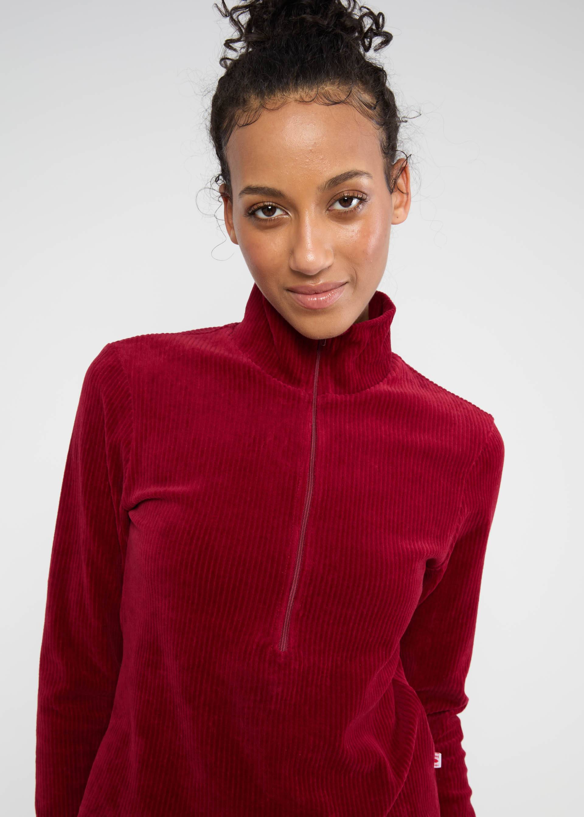 Turtleneck Jumper Jolly Troyer, fine needle red, Tops, Red