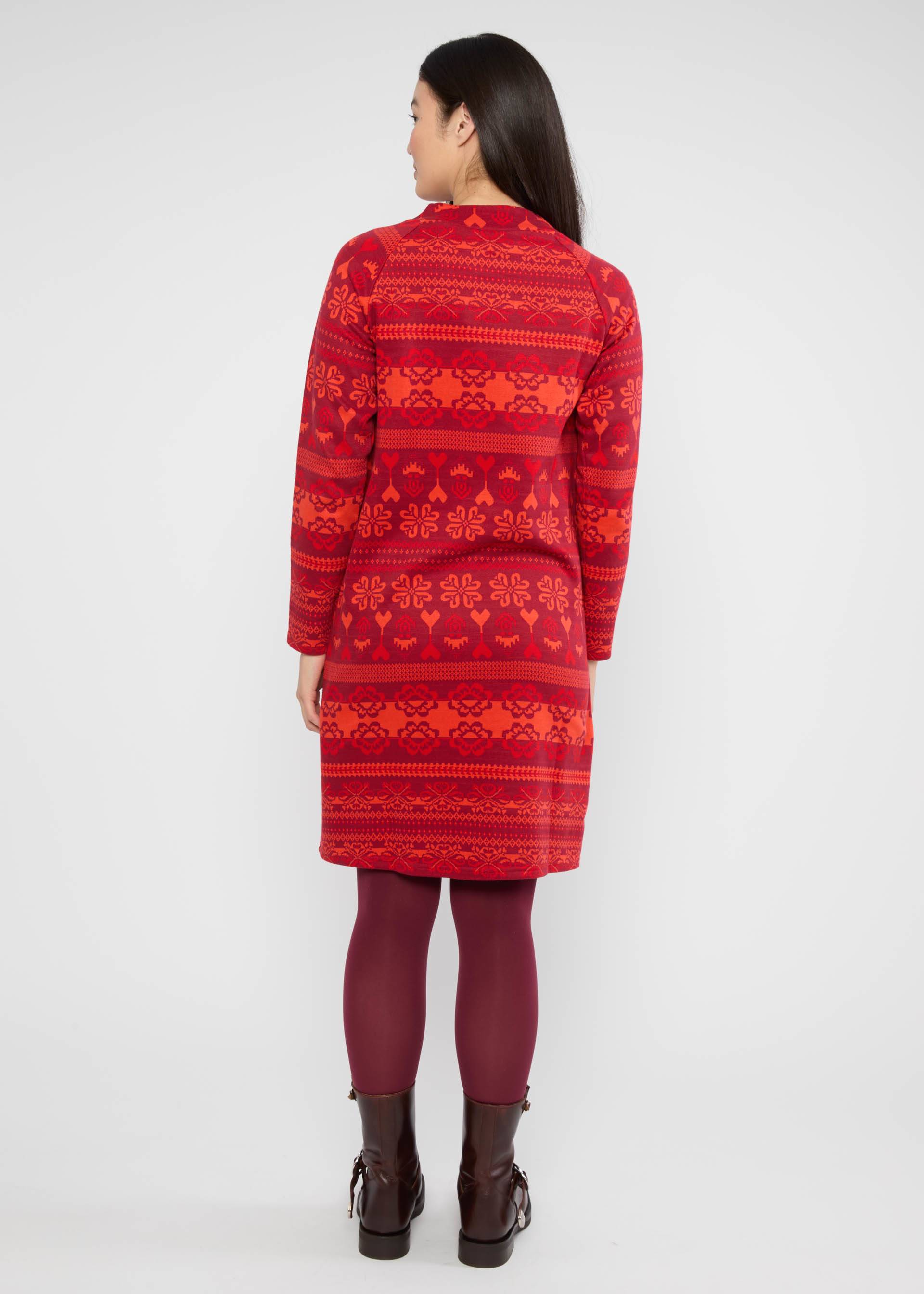 Herbstkleid Oh so Oslo, aprés glam red, Kleider, Braun