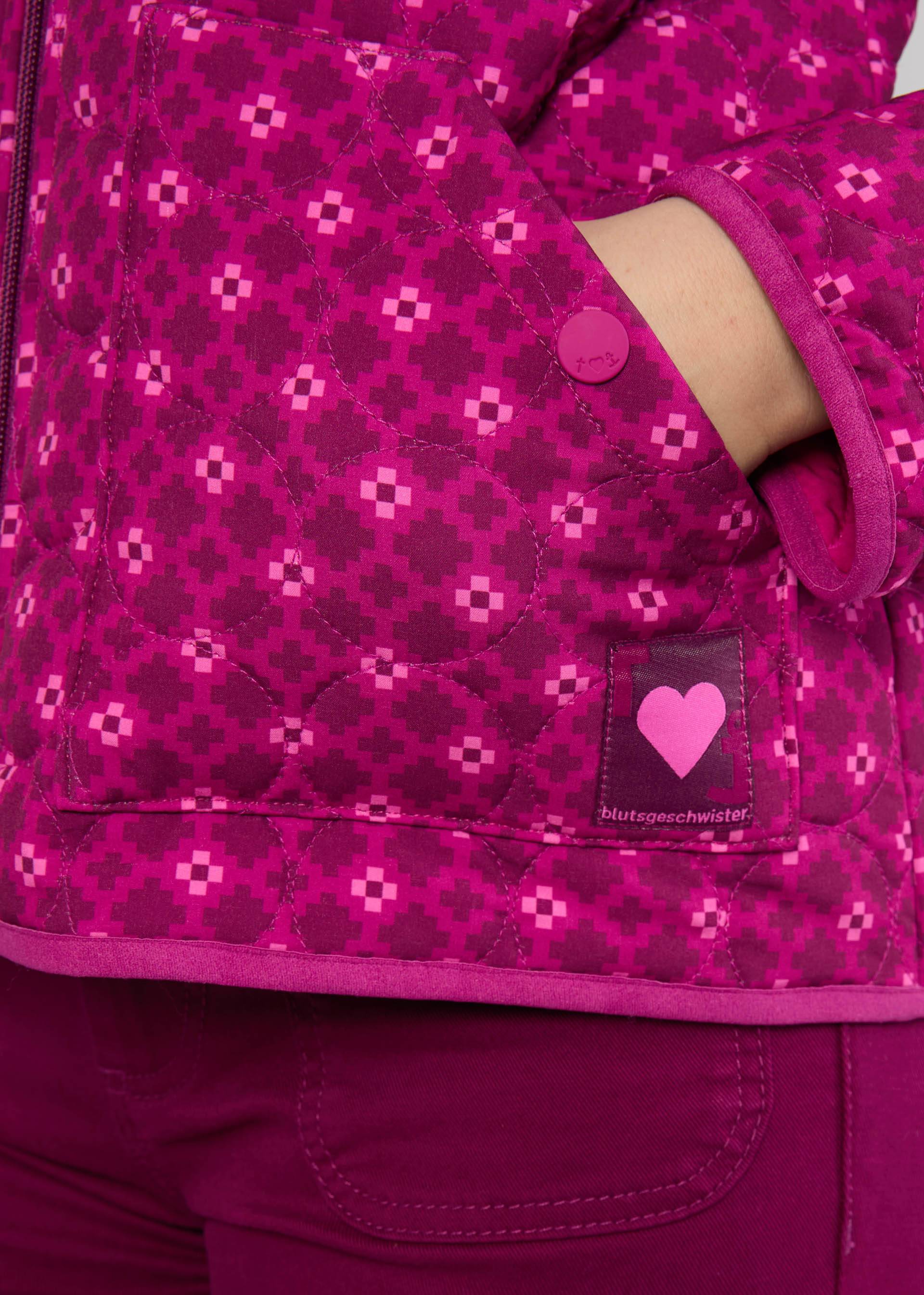 Soft Shell Jacket Reversible Plopp, moonchild mosaic, Jackets & Coats, Pink