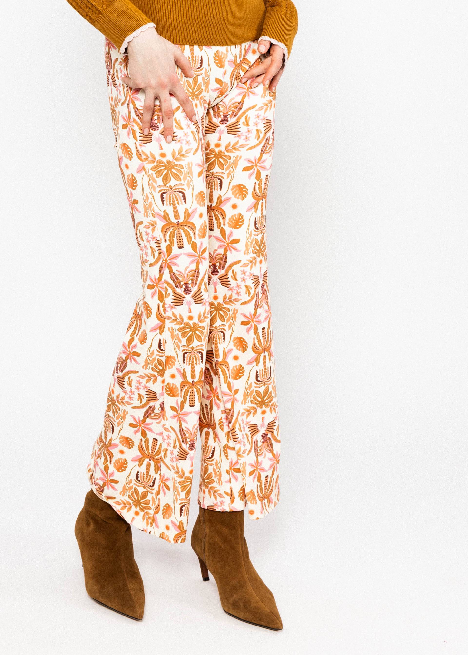 Schlaghose Dancing Jazz, sunkissed caramel dream, Hosen, Beige