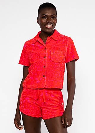 Shorts Hot but Cool, holy flores de rosa, Trousers, Red