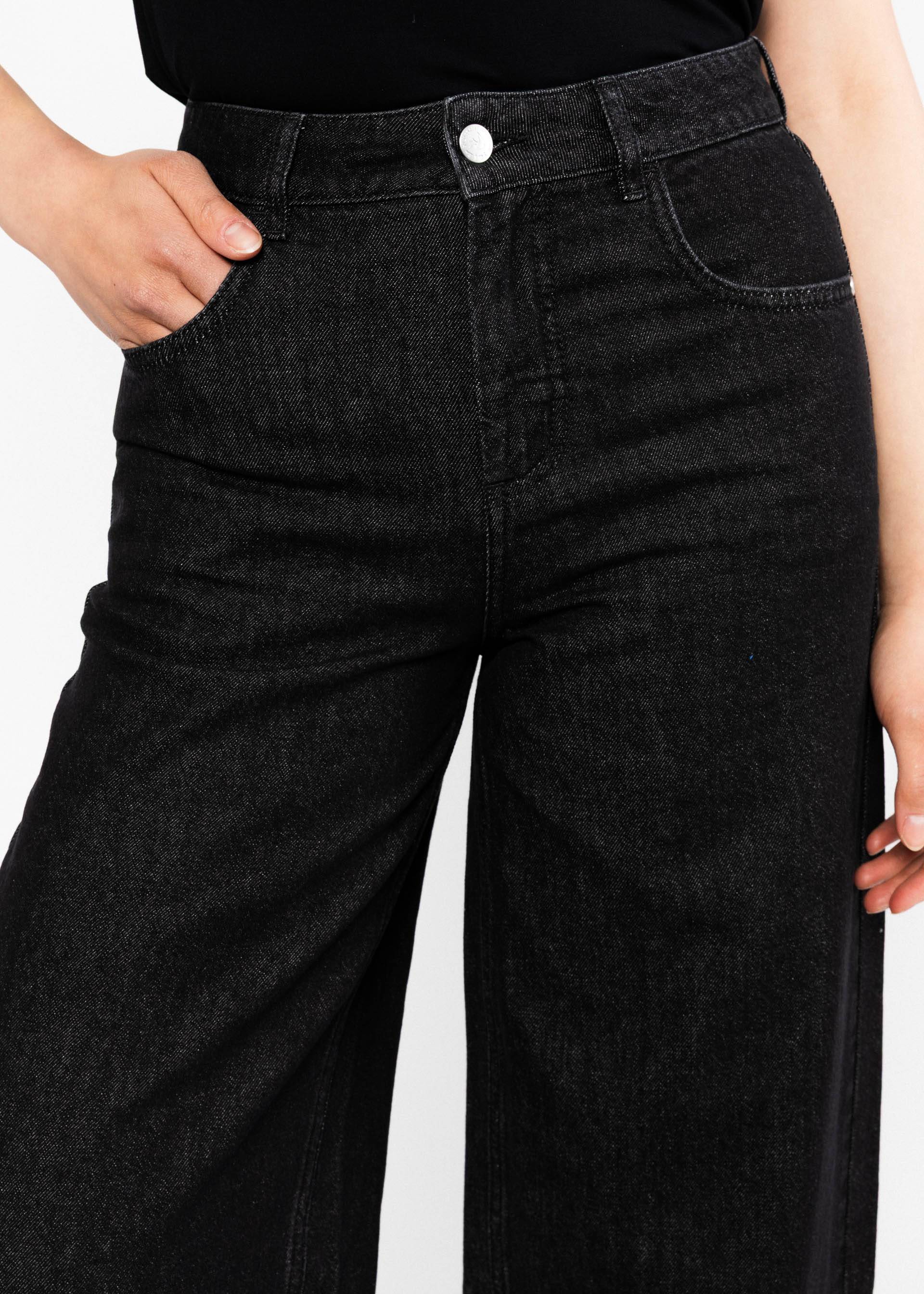Jeanshose Lene Lou, midnight ash denim, Hosen, Schwarz
