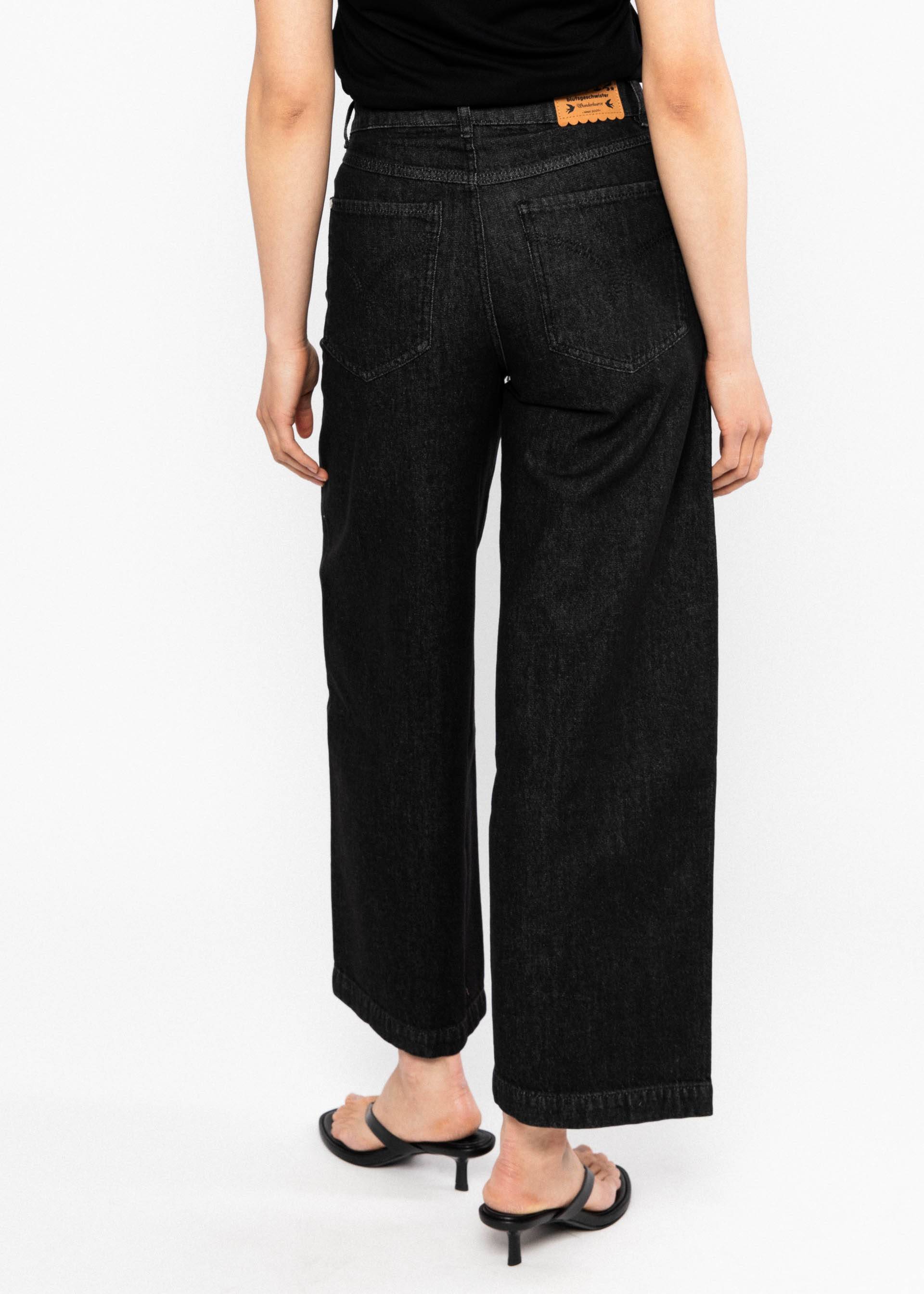 Jeanshose Lene Lou, midnight ash denim, Hosen, Schwarz