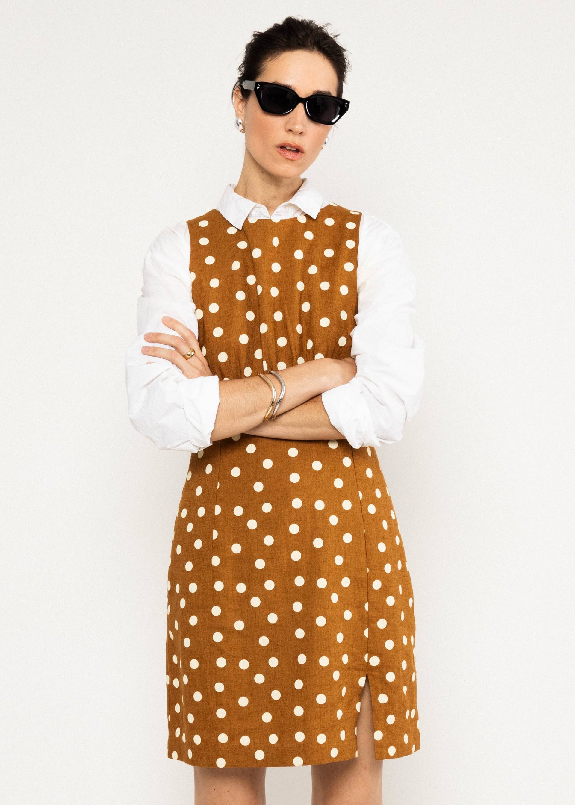 Shift Robe Shift Dress Robe de Marie - pretty in bronze linen - Blutsgeschwister ...