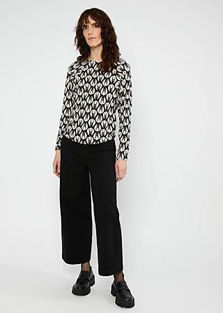 Jersey Top Autumns Wings, crane covey, Tops, Black