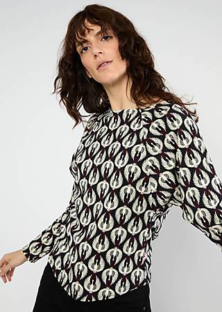 Jersey Top Autumns Wings, crane covey, Tops, Black