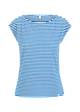 Sleeveless Top Boxy Babe, blue viva el sol! stripe, Tops, Blue