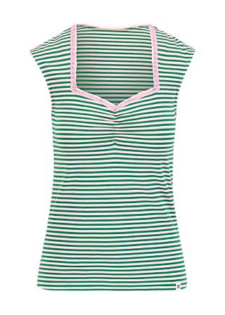 Top Let Romance Rule, green viva el sol! stripe, Shirts, Rosa