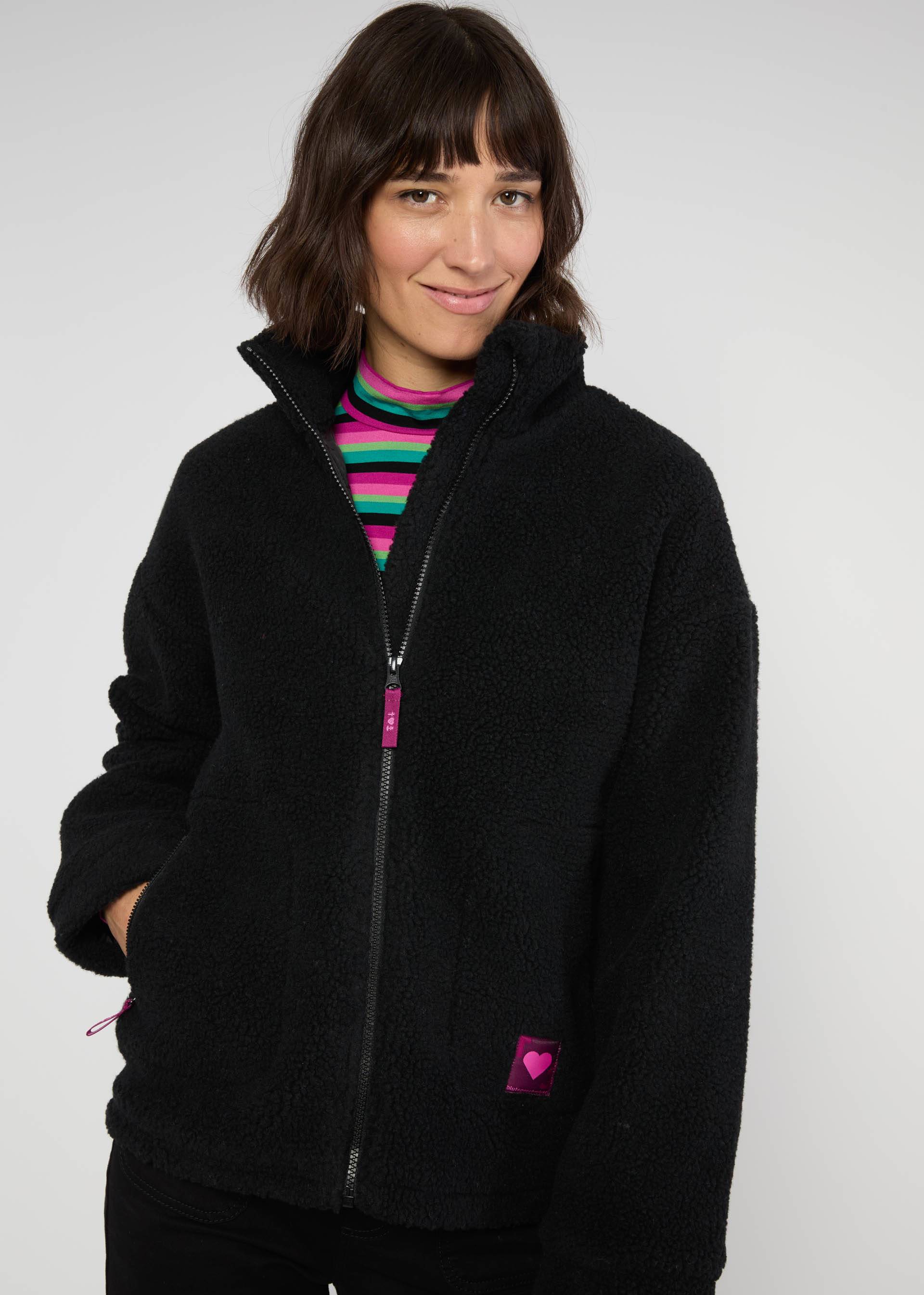 Breton shirt Lonely Lips Turtle, magical rainbow stripes, Tops, Black