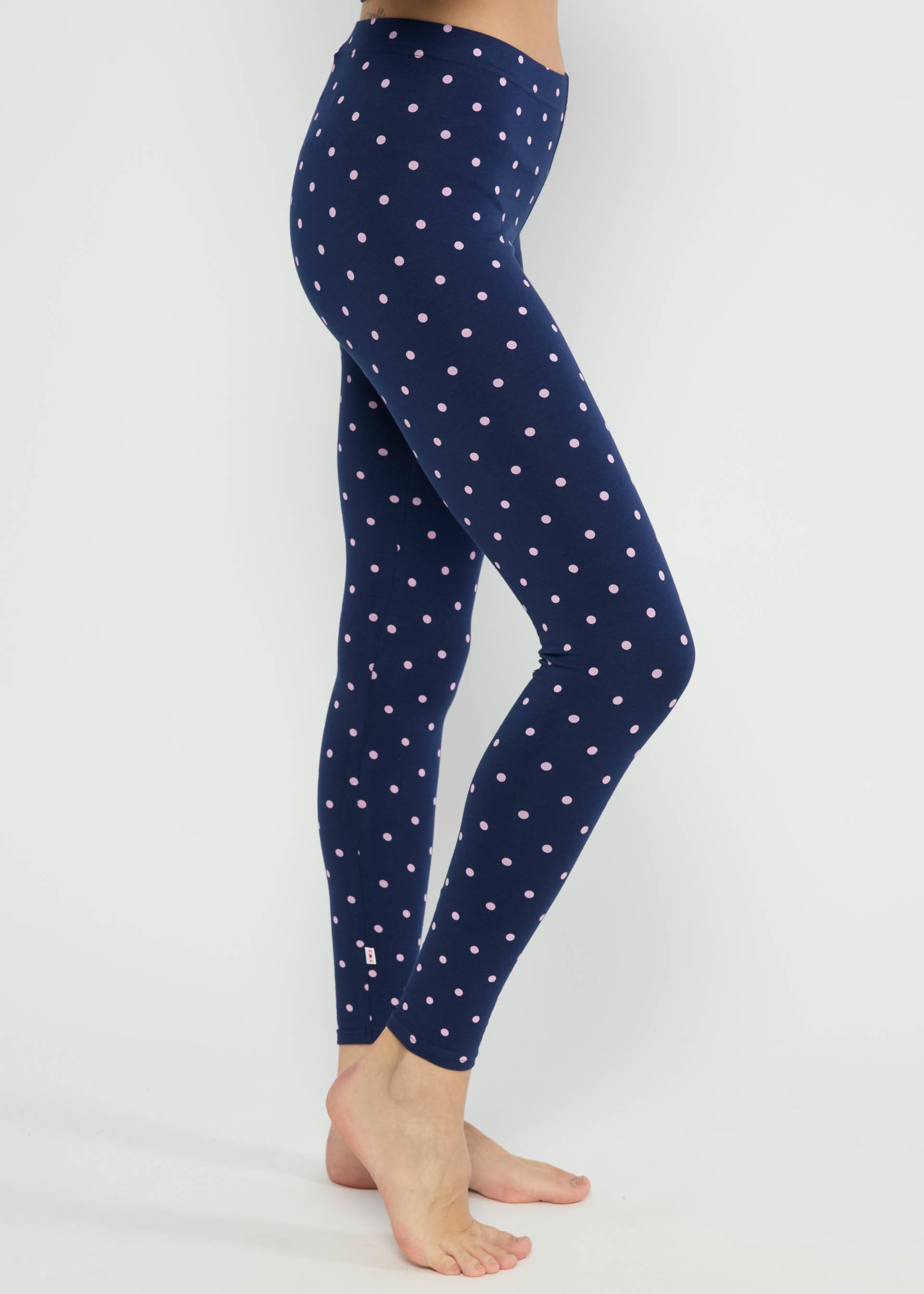 Cotton Leggings Lovely Legs, dreamy cute dot, Leggings, Blue