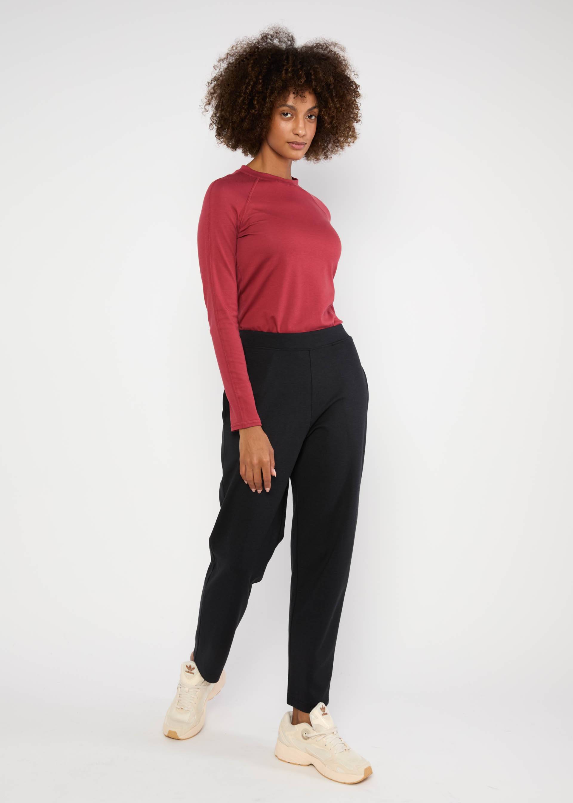 Longsleeve Rad Rebel, flying bird red, Tops, Red