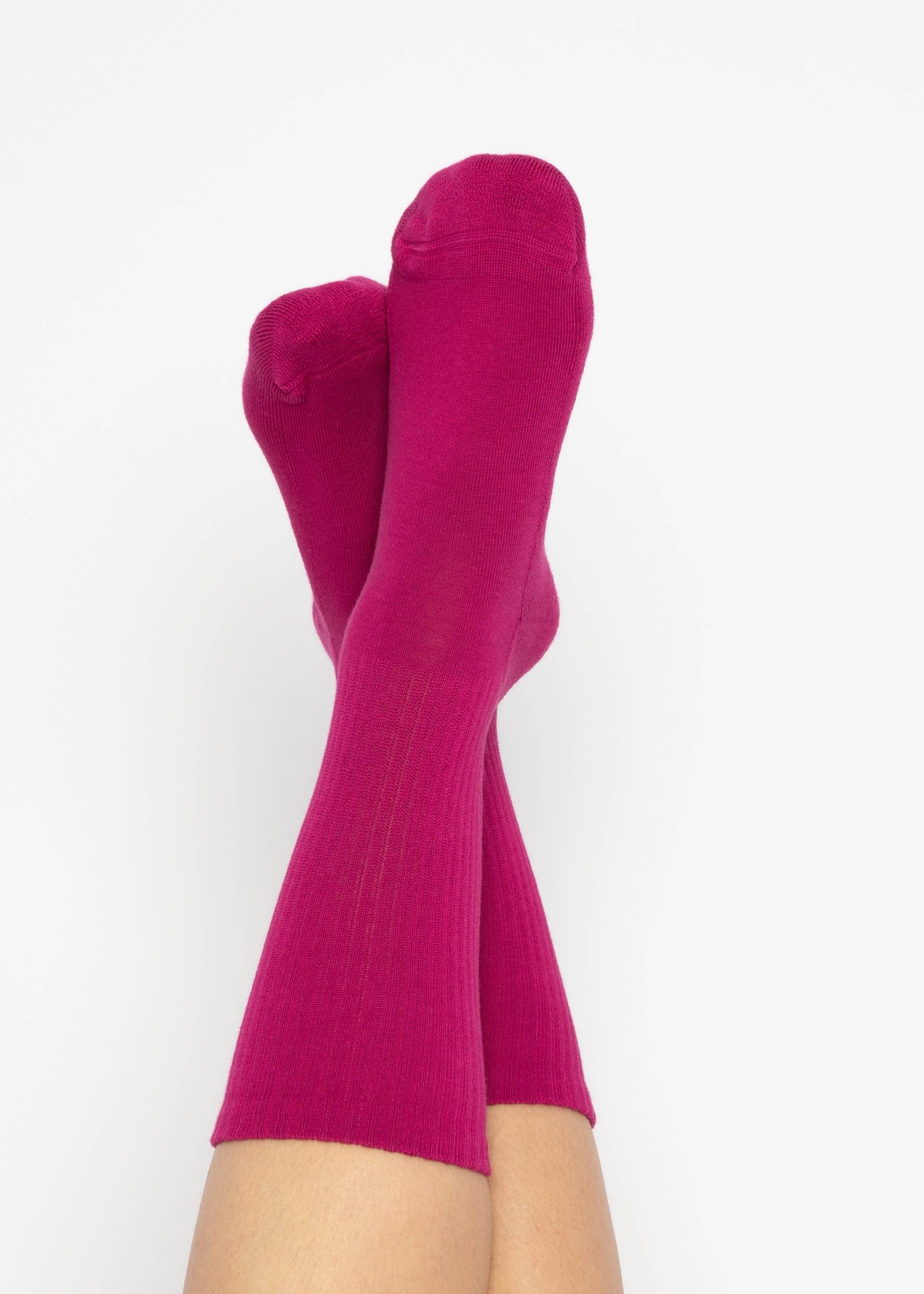 Baumwollsocken Sensational Steps Sport, clever as fox socks, Socken, Rosa