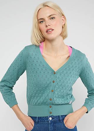 Cardigan Sweet Petite, bright skyline knit, Cardigans, Blau