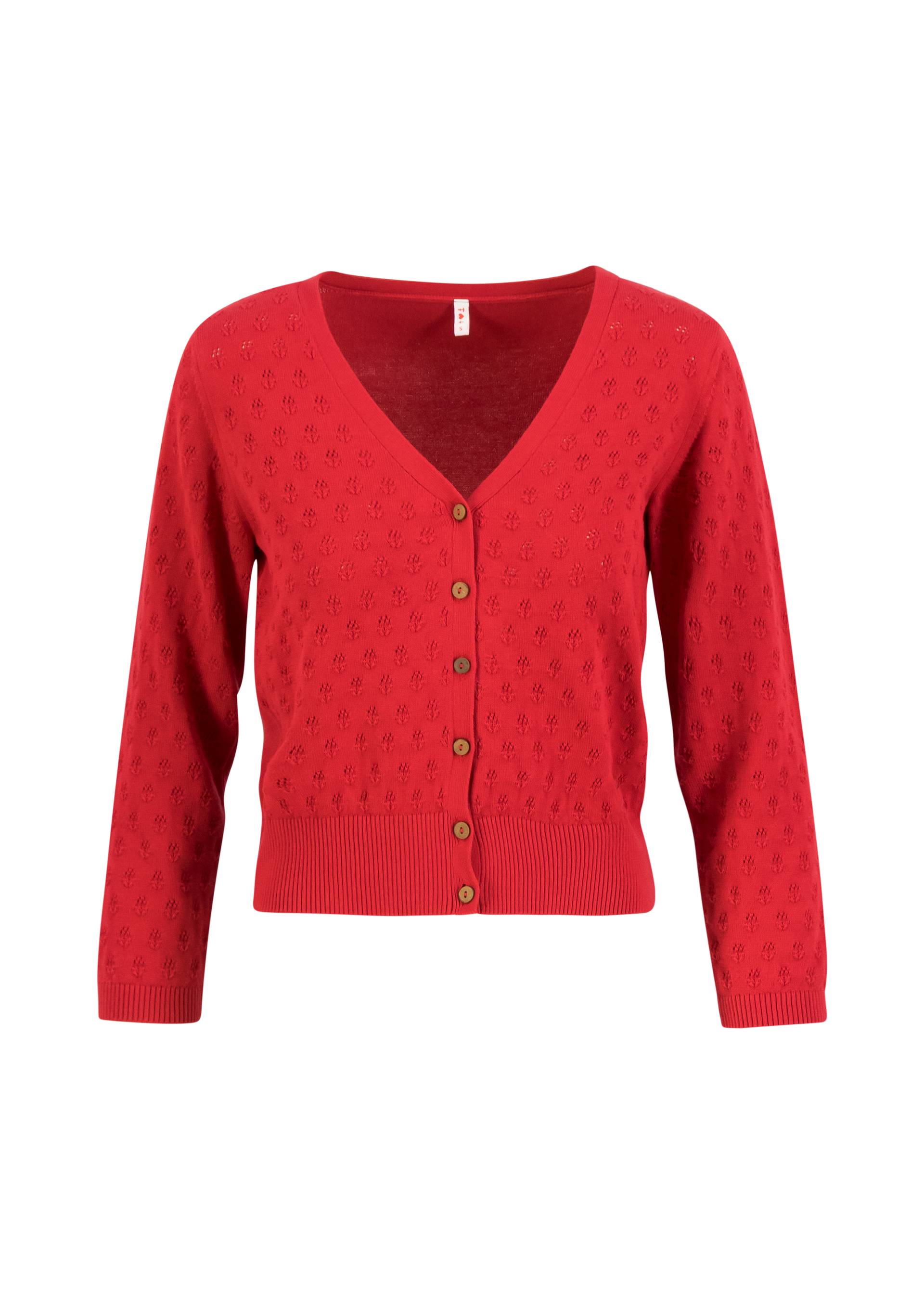 Cardigan Sweet Petite, tasty cherry knit, Cardigans, Rot