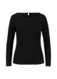 Longsleeve Sweet Sailorette, soot black, Shirts, Schwarz