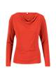 Longsleeve Wishful Waterfall, magma red, Tops, Red