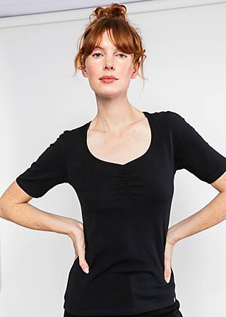 T-Shirt Balconnet F&eacute;minin, black and strong, Tops, Black