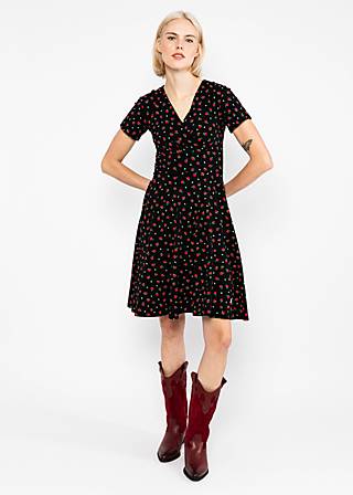 Leisure Dress Shalala Tralala Spring, viva la rosa, Dresses, Black