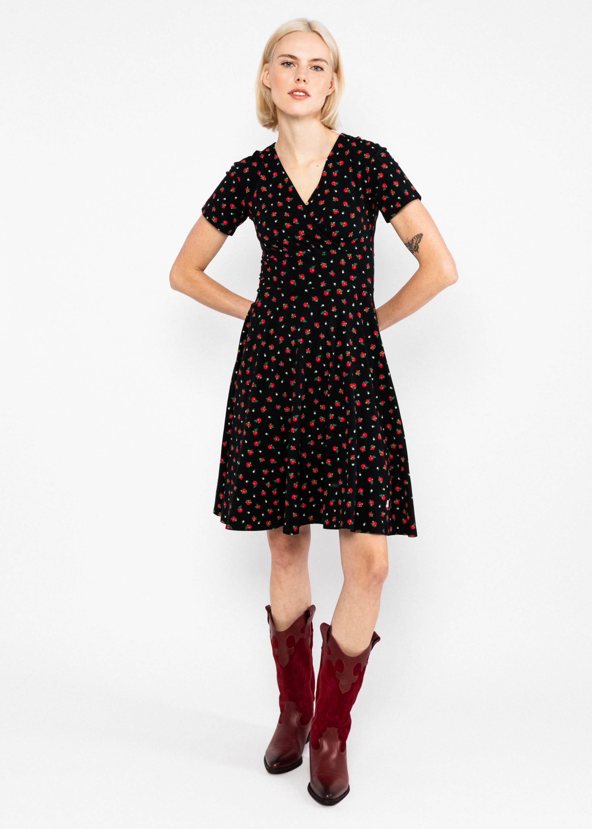 Leisure Dress Shalala Tralala Spring, viva la rosa, Dresses, Black