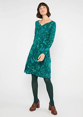 Jerseykleid Froggy Queen, magical night walk, Kleider, Grün