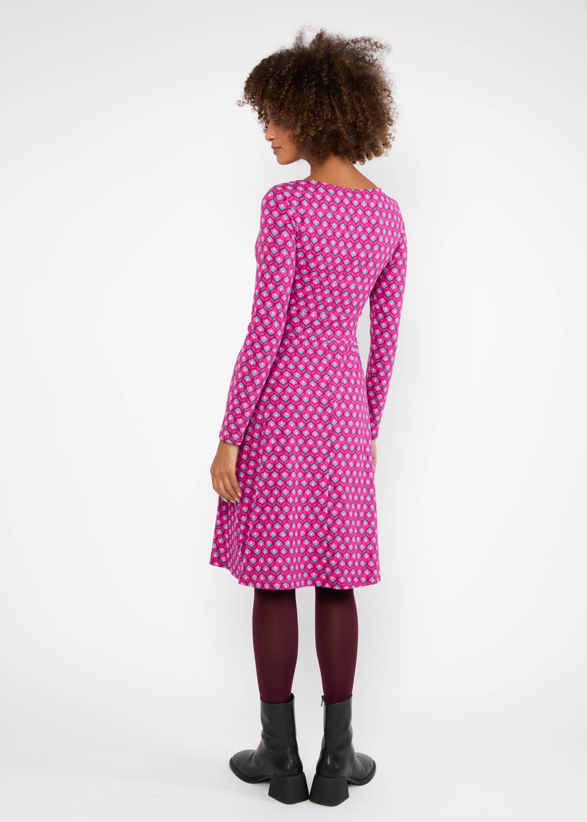 Jerseykleid Froggy Queen, sweet fountain flower, Kleider, Rosa