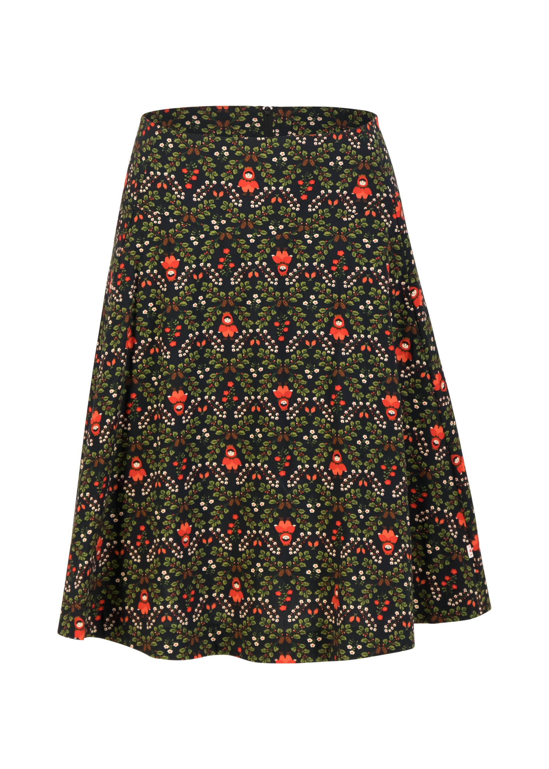 Circle Skirt Romance Rules the World, hella hagebutte, Skirts, Black