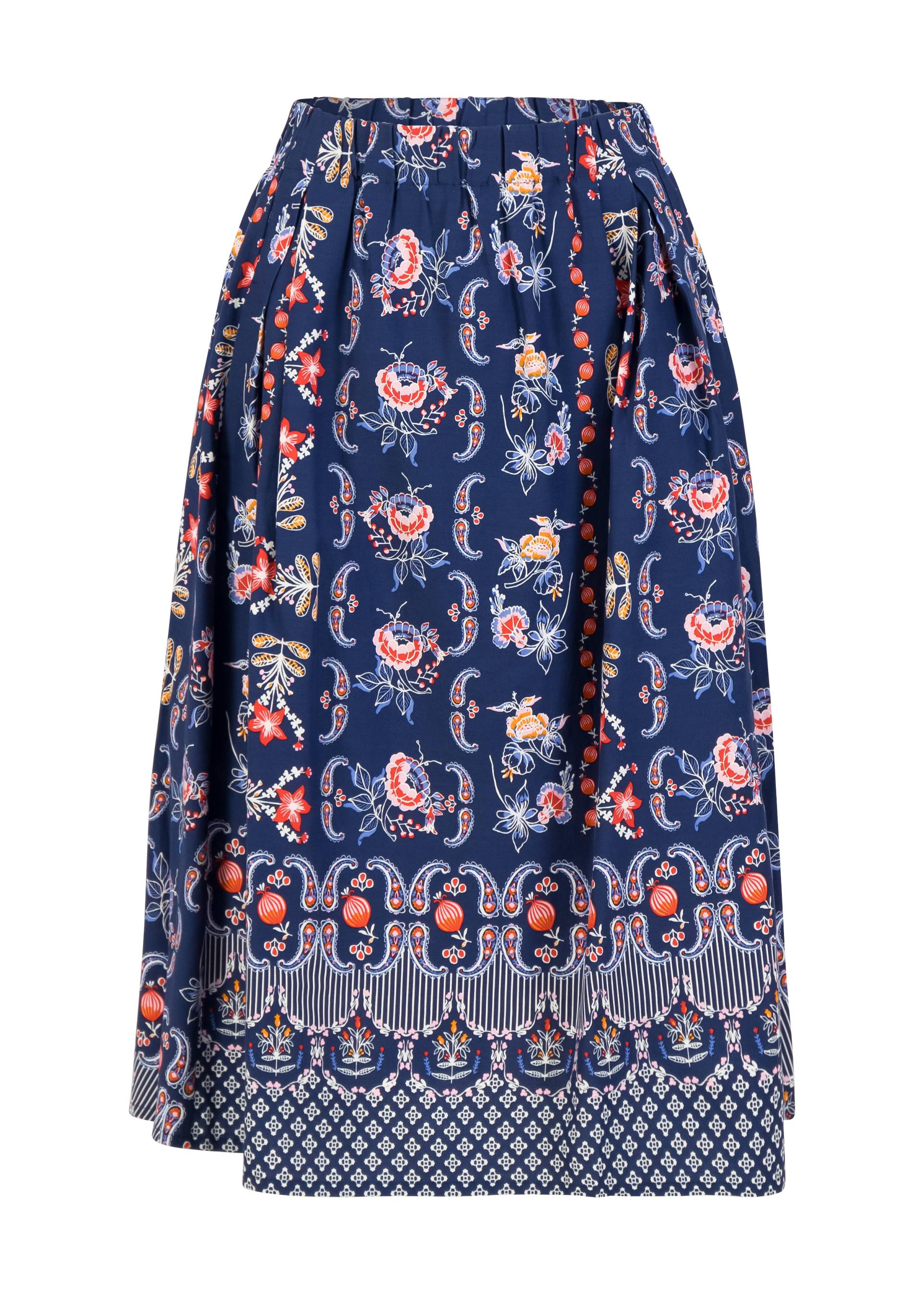 Midirock Swing Around the Clock, frisian porcelain, Röcke, Blau