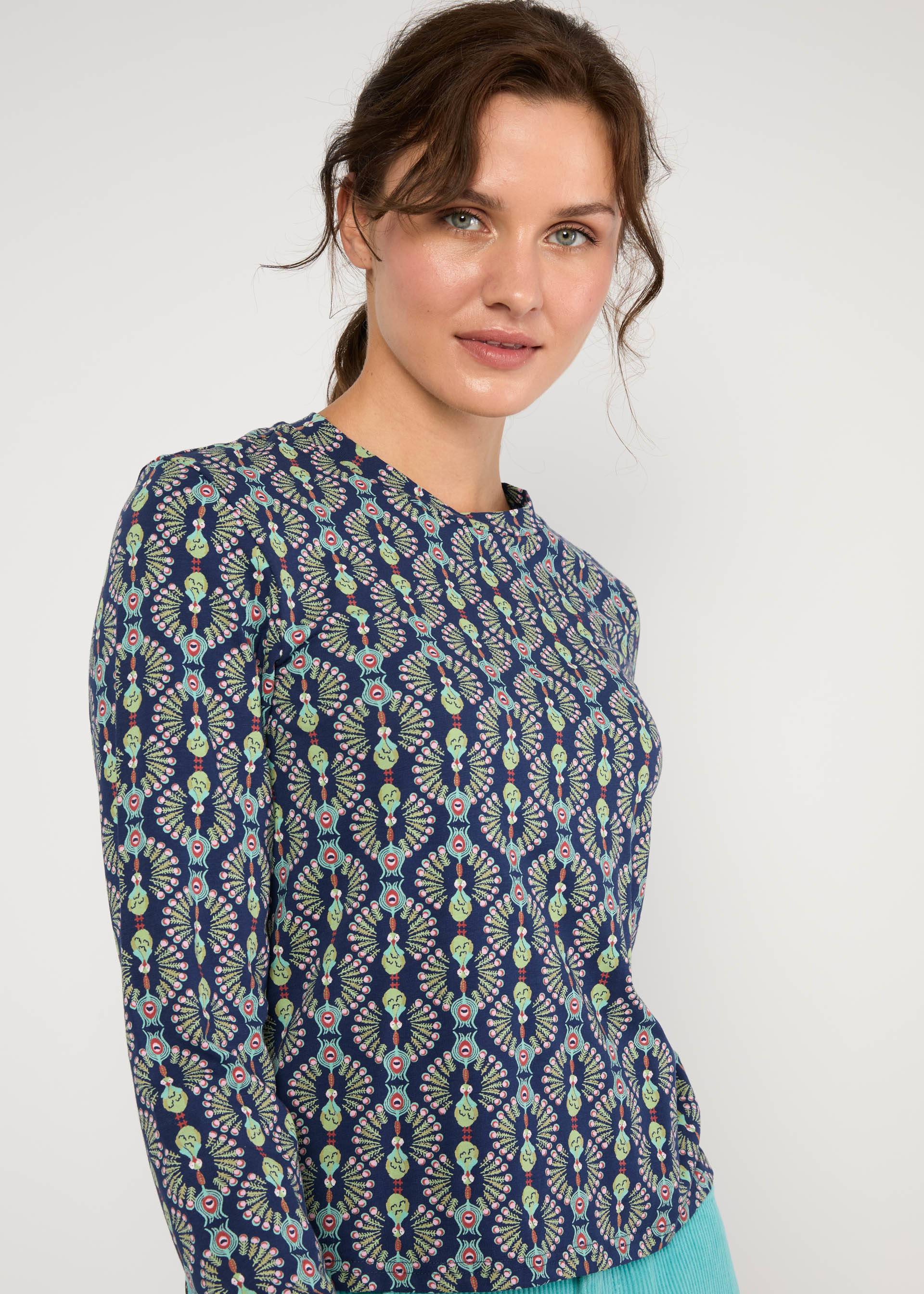 Longsleeve Radiant Rebels Crew, feather duster, Tops, Blue