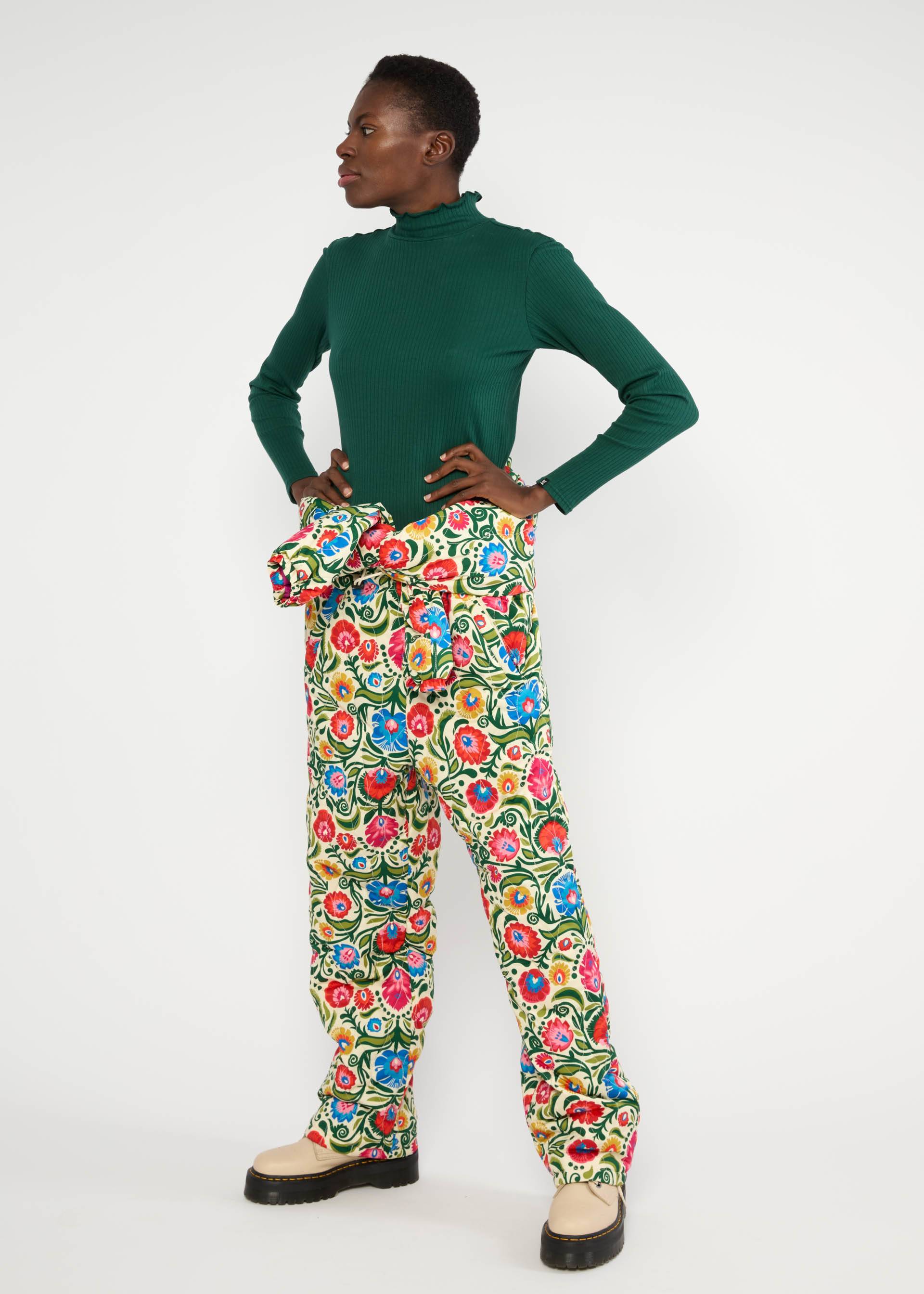 Snowsuit Snowerall, folklore feeling, Jumpsuits, White