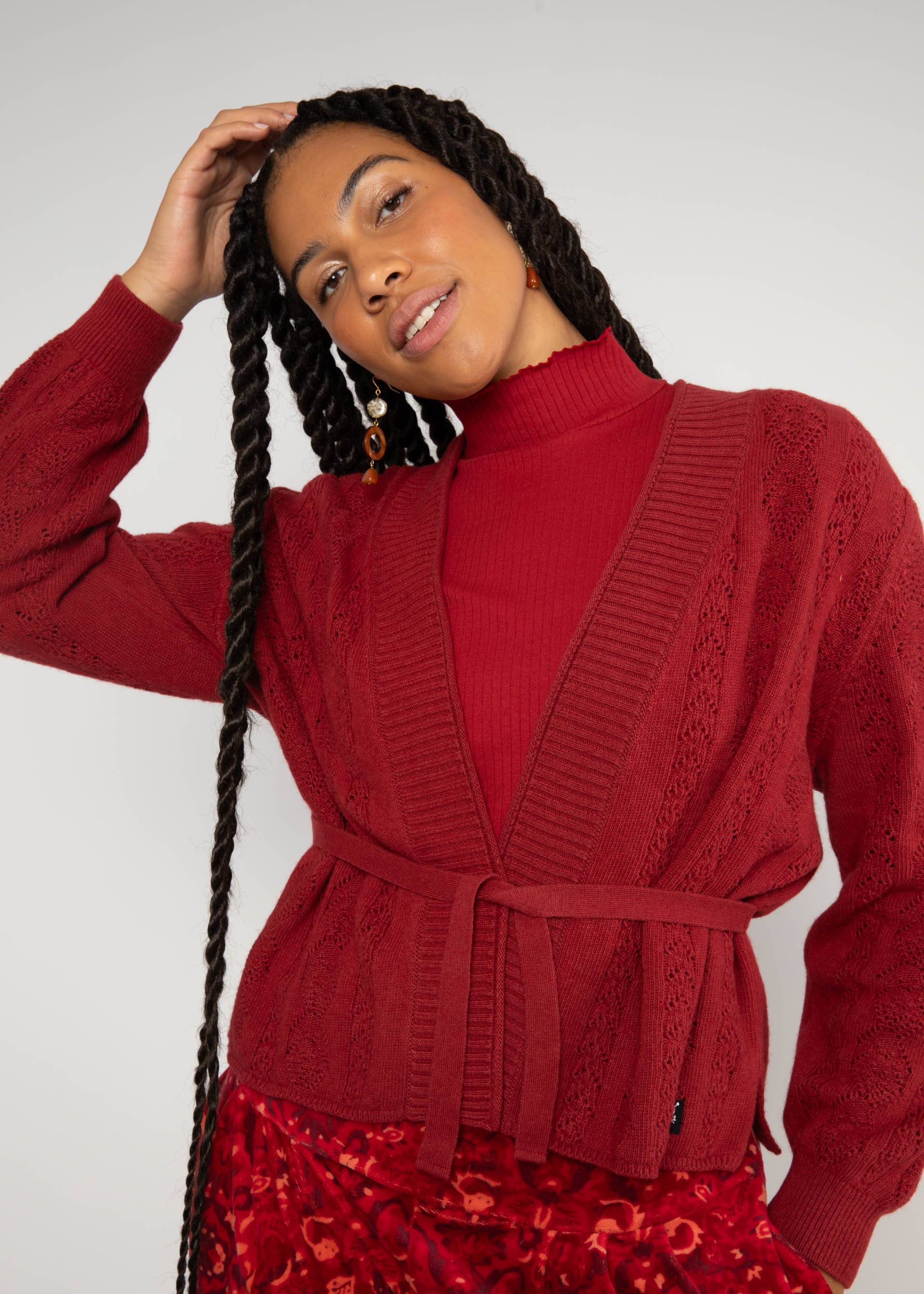 Jogginghose Velvet Merry Moments, red carpet feelings, Hosen, Rot