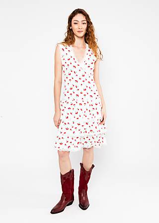 Jerseykleid You're my Heart, cherry print memory, Kleider, Wei&szlig;