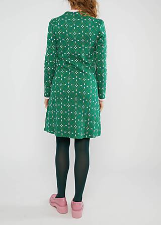 Jumper Dress Cosy Zen Tangle, circle of love and green, Dresses, Green