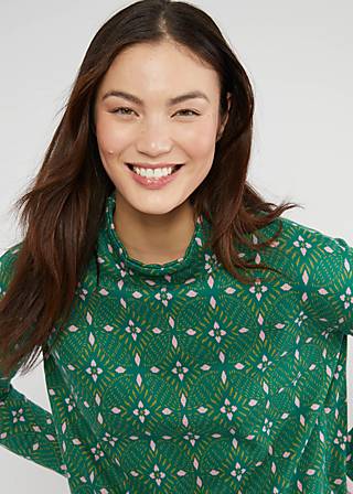 Knitted Jumper Warm up Turtle, circle of love and green, Knitted Jumpers, Green